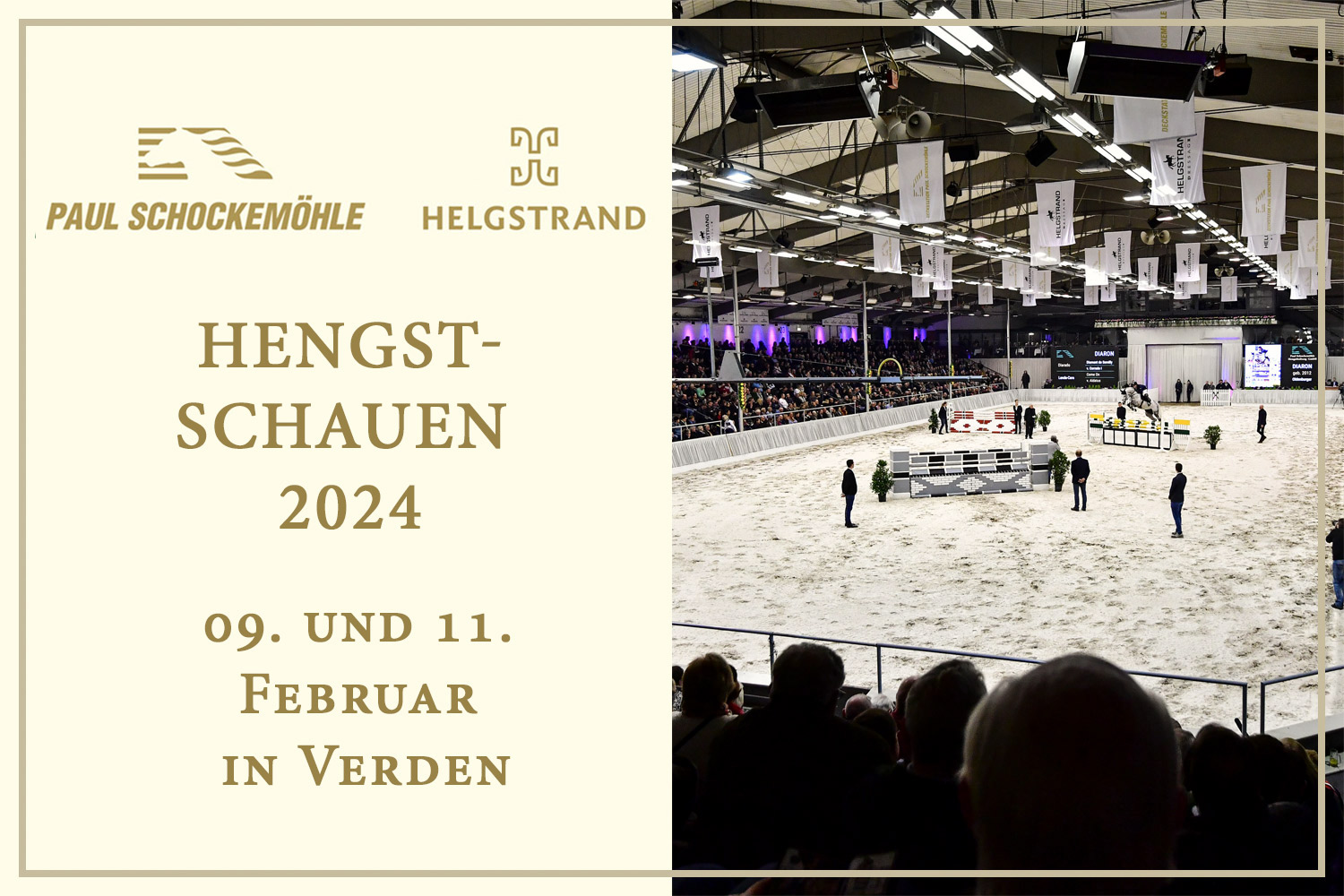 Hengstschauen der Deckstationen Paul Schockemöhle und Helgstrand Dressage